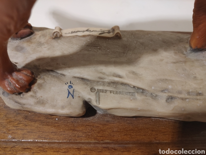 Vintage: Figura CAPODIMONTE perro Setter - Foto 5