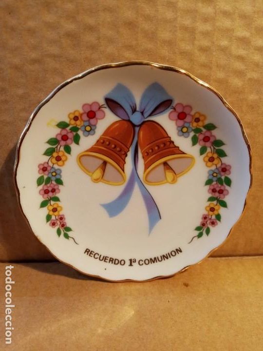 Vintage: PLATO DE PORCELANA FINA - 1a COMUNION .