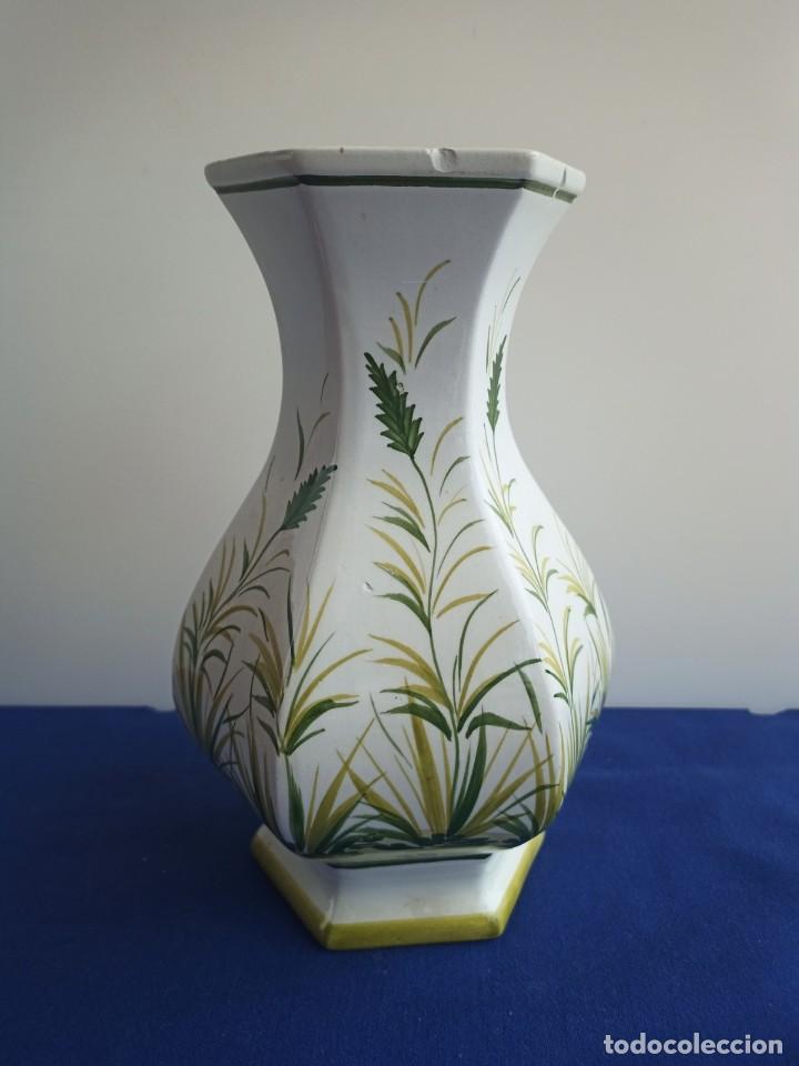 Vintage: Jarr&oacute;n de barro D.BASSANO Italia follaje decoraci&oacute;n