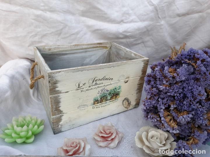 Vintage: Macetero madera - Foto 1