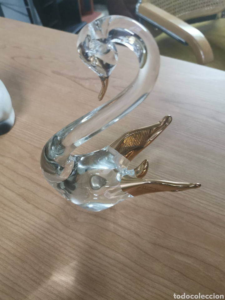 Vintage: Cisne cristal Murano - Foto 1