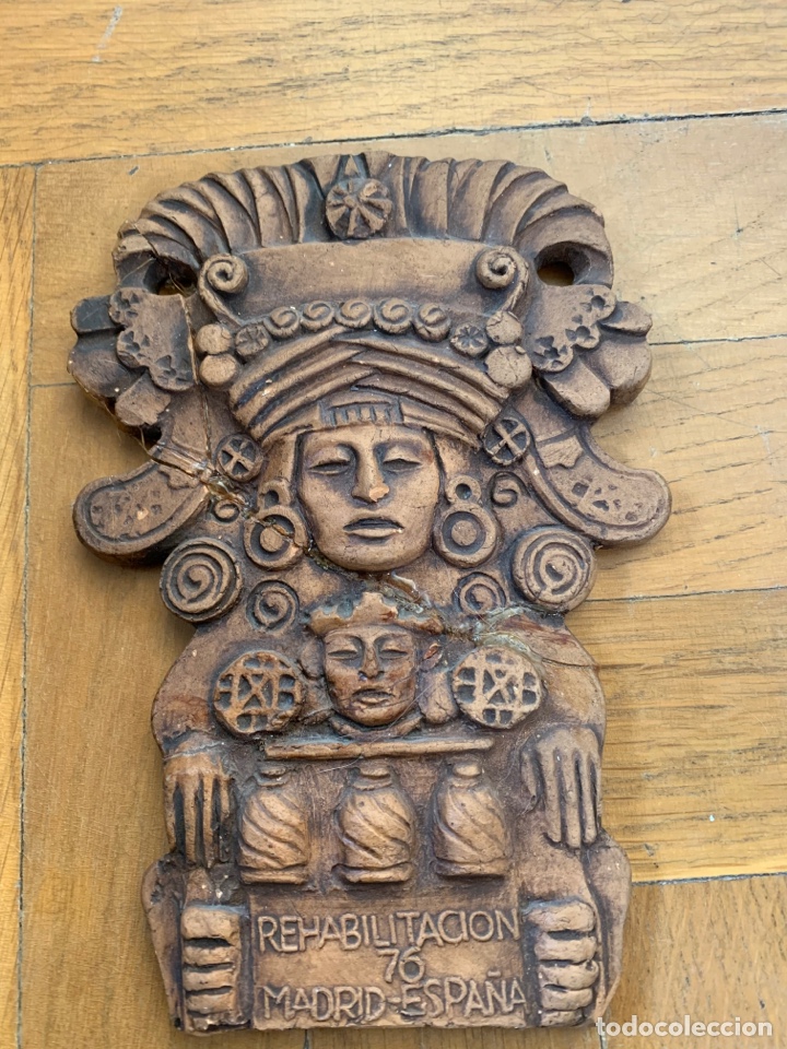 Vintage: Figura azteca numerada - Foto 1