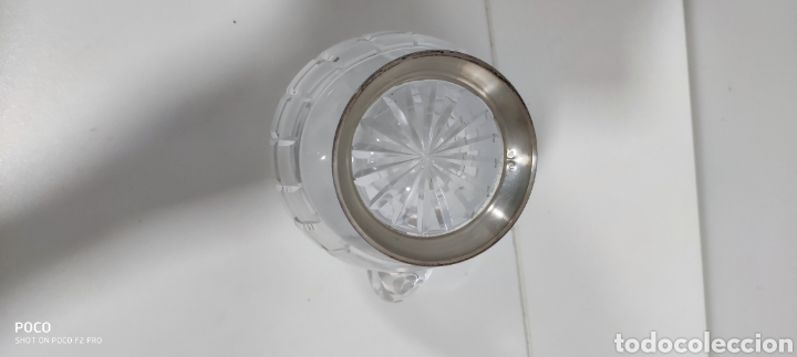 Vintage: Jarra de cristal y plata - Foto 3