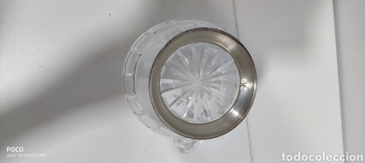 Vintage: Jarra de cristal y plata - Foto 4