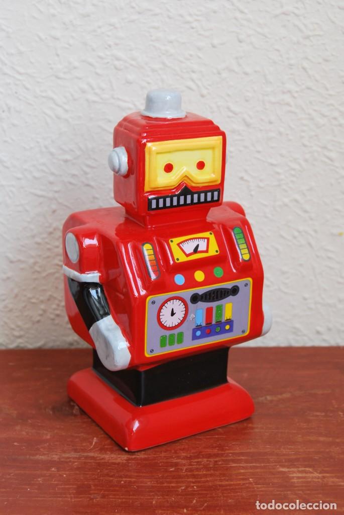 Vintage: HUCHA DE CER&Aacute;MICA - ROBOT - Foto 1