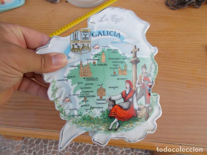 Vintage: MAPA DE CERAMICA DE GALICIA