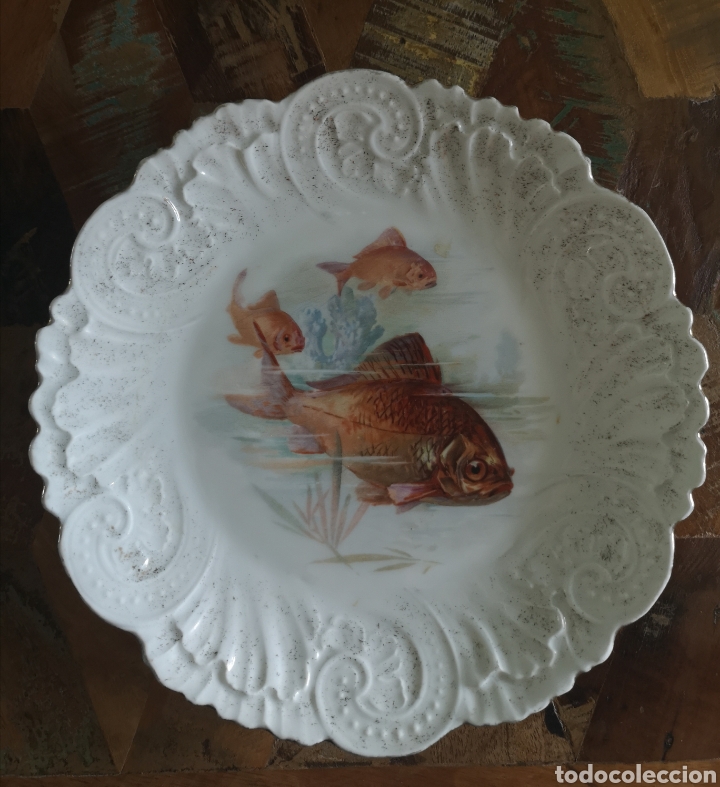 Vintage: Pareja de Platos peces - Foto 2