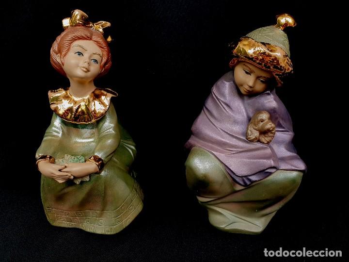 Vintage: DOS FIGURAS EN CER&Aacute;MICA DE MARCO GINER