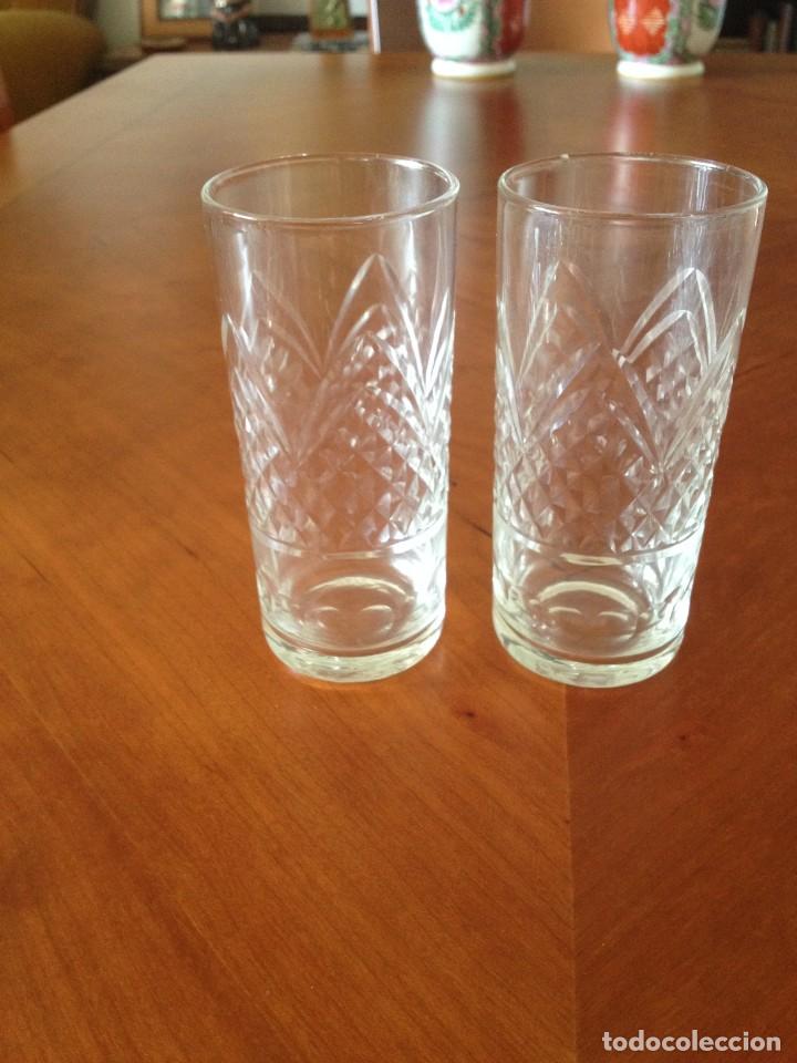 Vintage: Seis vasos con magnifica talla - Foto 4