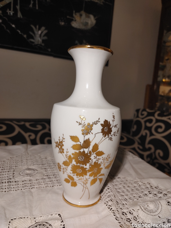 Vintage: JARRON DE PORCELANA THOUS ORO DE LEY