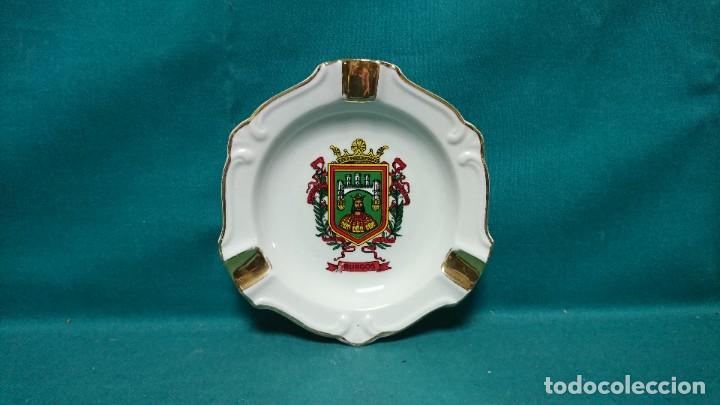 Vintage: CENICERO PORCELANA ESCUDO DE BURGOS