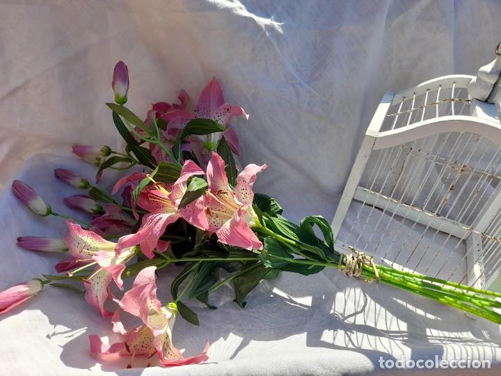 Vintage: Ramo de flores artificiales - Foto 1