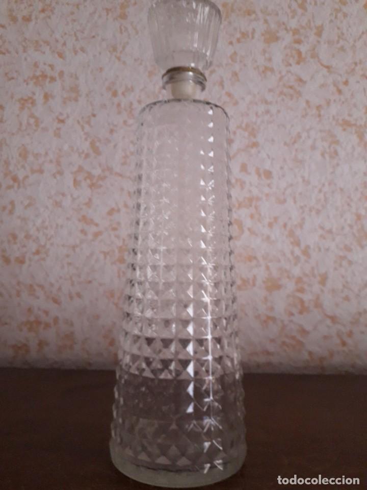 Vintage: Botella cristal tallado - Foto 1