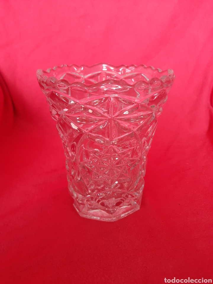 Vintage: Florero de cristal - Foto 1