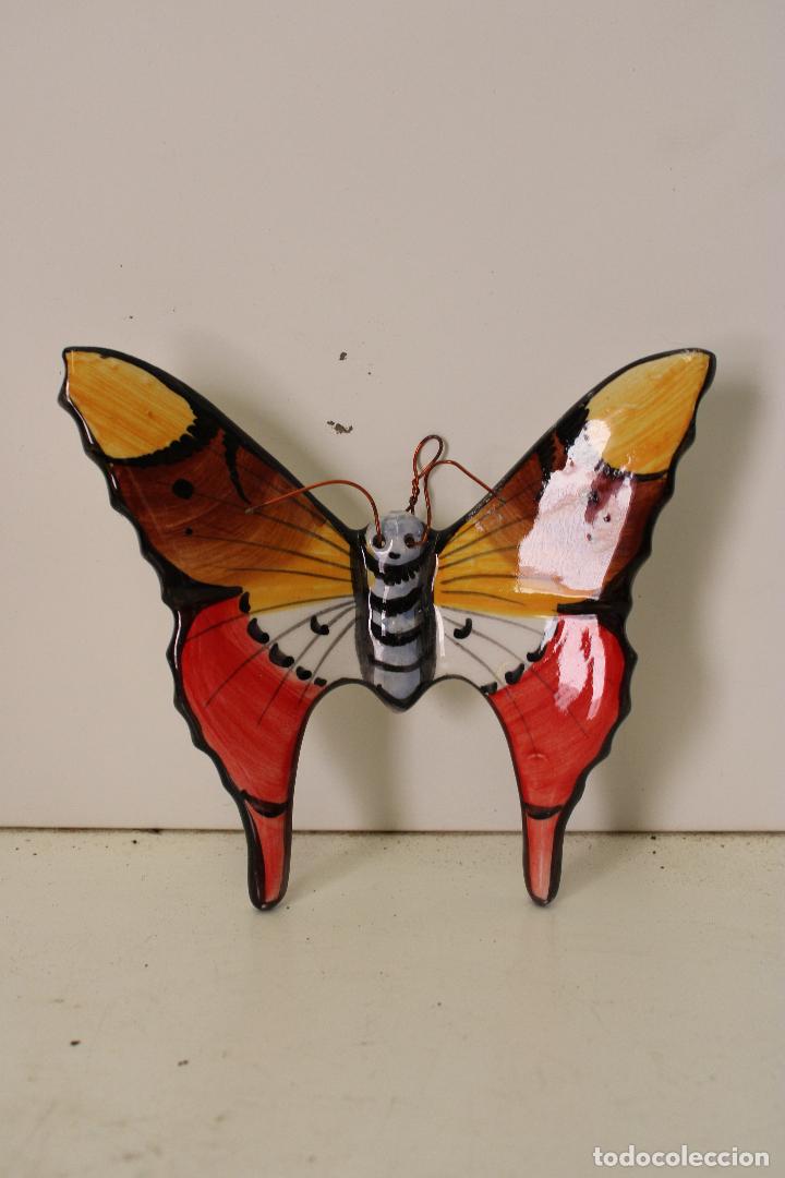 Vintage: mariposa ceramica