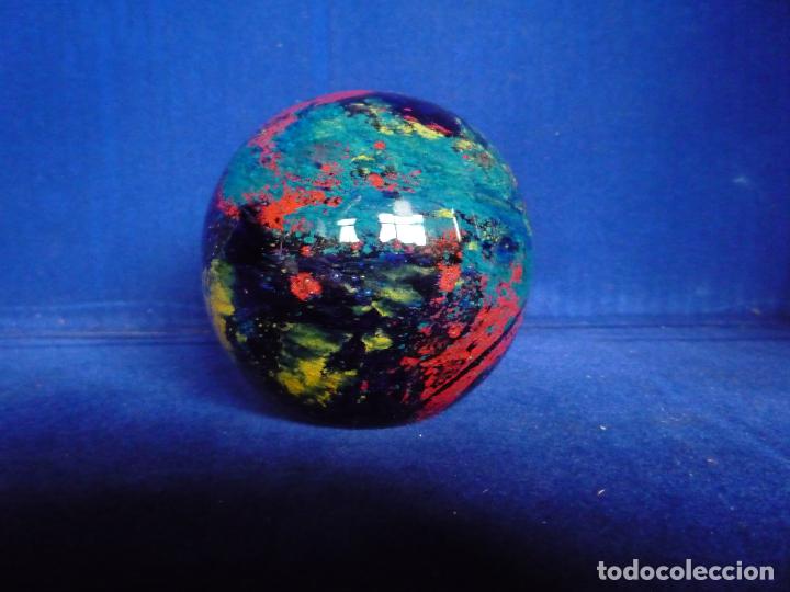 Vintage: PISAPAPEL CRISTAL MULTICOLOR - Foto 2
