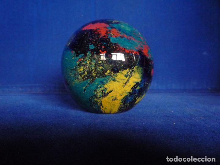 Vintage: PISAPAPEL CRISTAL MULTICOLOR - Foto 1