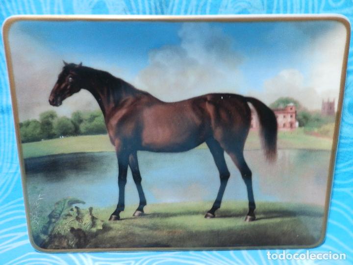 Vintage: PLATO DE PORCELANA ROYAL WORCESTER 2002 , CABALLO HUNTER , GEORGE STUBBS