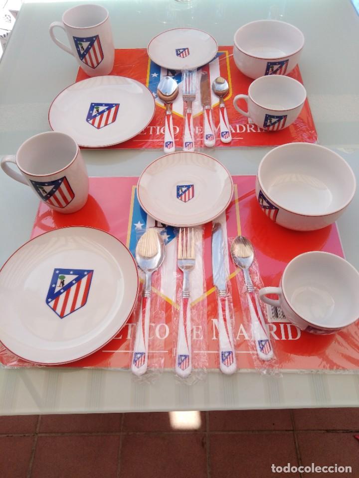 Vintage: Kit de dos juegos desayuno AT.Madrid