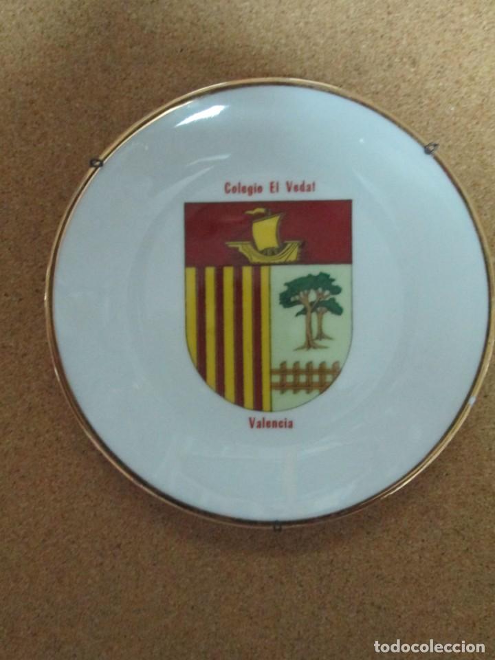 Vintage: PLATO CERAMICA COLEGIO EL VEDAL VALENCIA