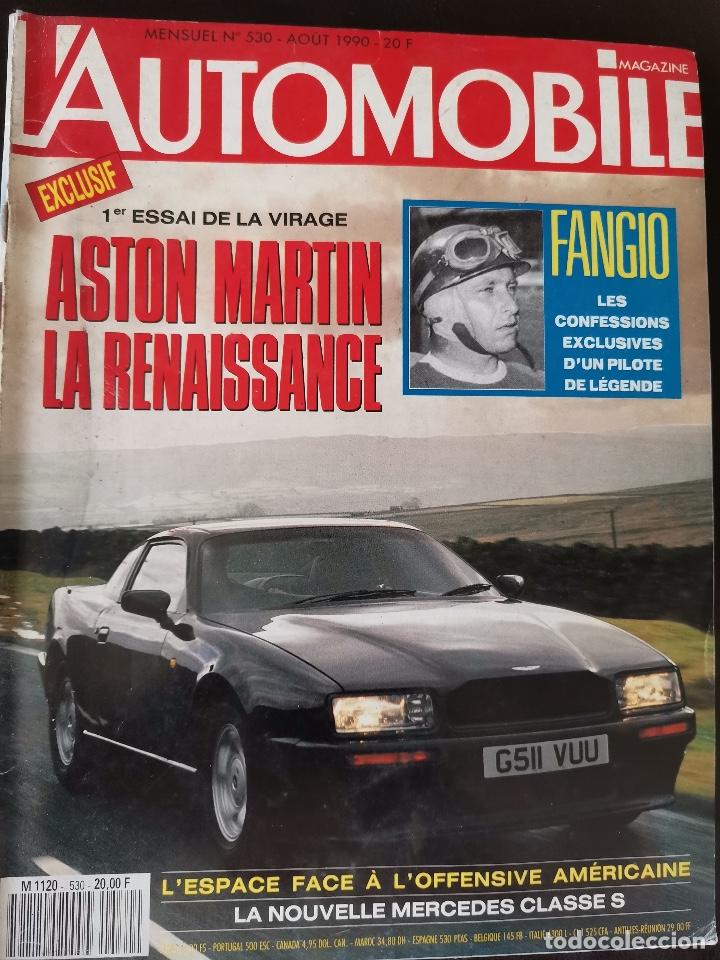Vintage: 1990 REVISTA L`AUTOMOBILE - ASTON MARTIN - MERCEDES CLASSE S