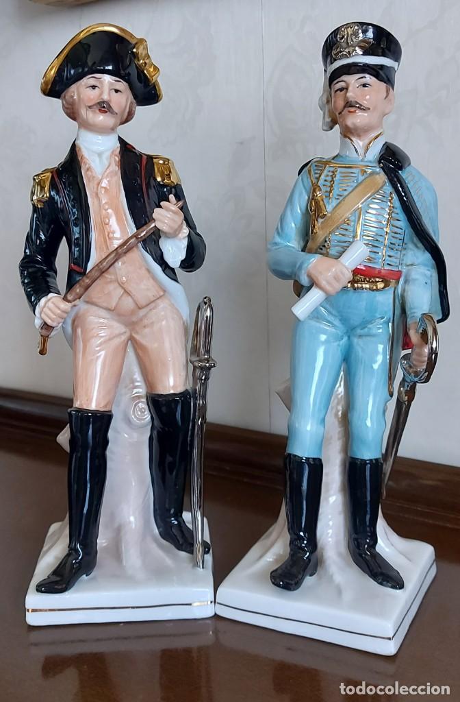Vintage: Soldados porcelana
