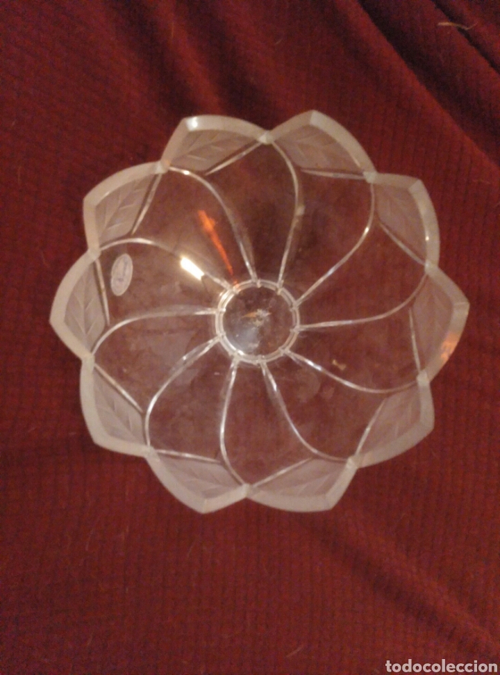 Vintage: Frutero de cristal tallado - Foto 4