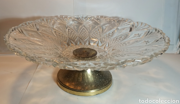 Vintage: centro de mesa de cristal - Foto 2