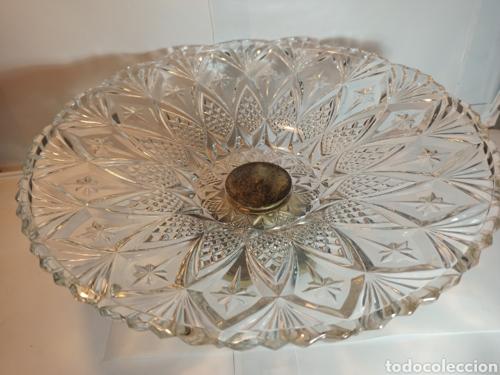 Vintage: centro de mesa de cristal - Foto 3