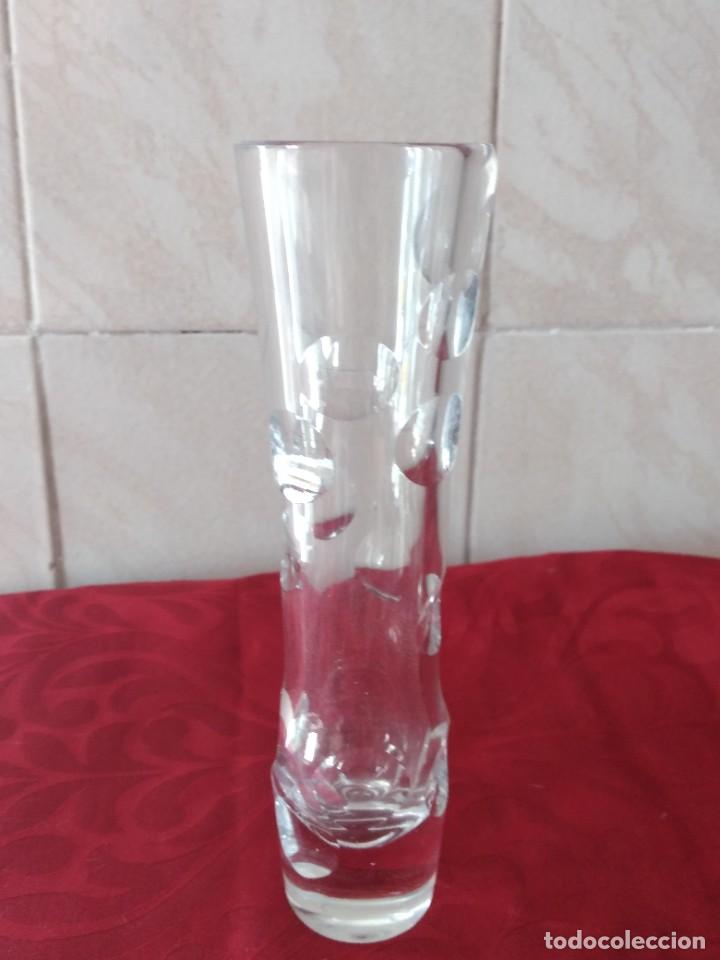 Vintage: Bonito jarr&oacute;n de cristal. - Foto 1
