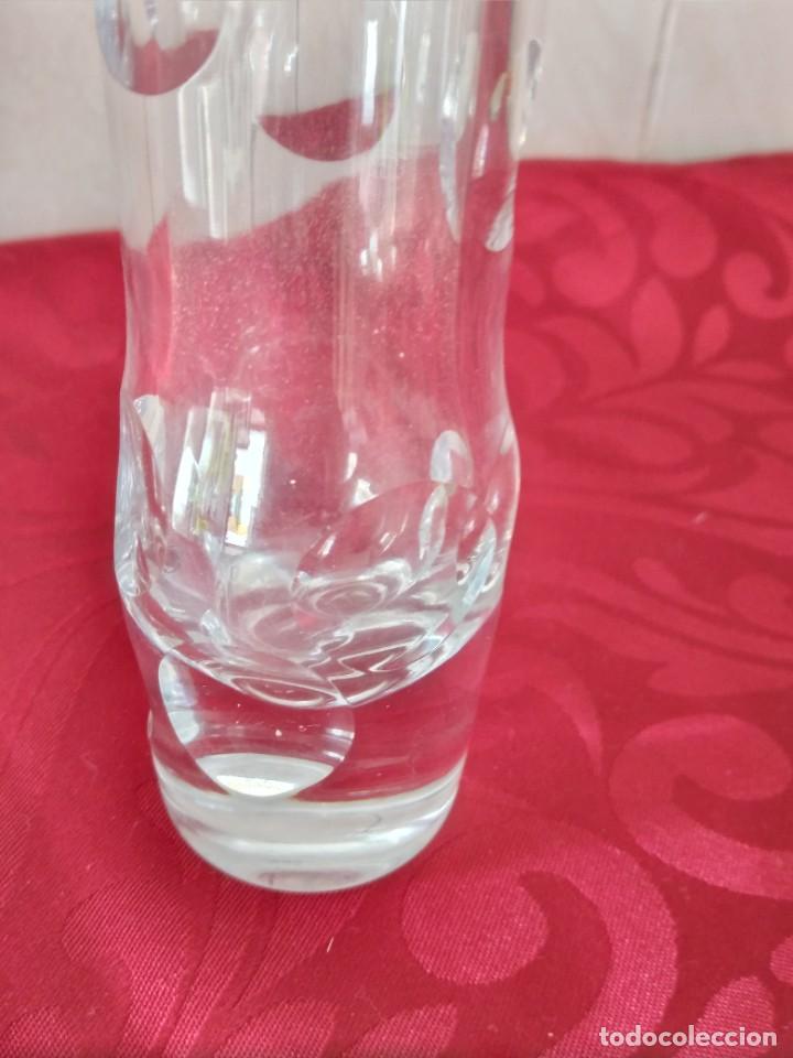 Vintage: Bonito jarr&oacute;n de cristal. - Foto 4
