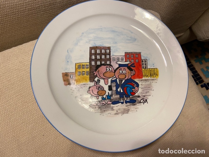 Vintage: Plato de porcelana Nogalda