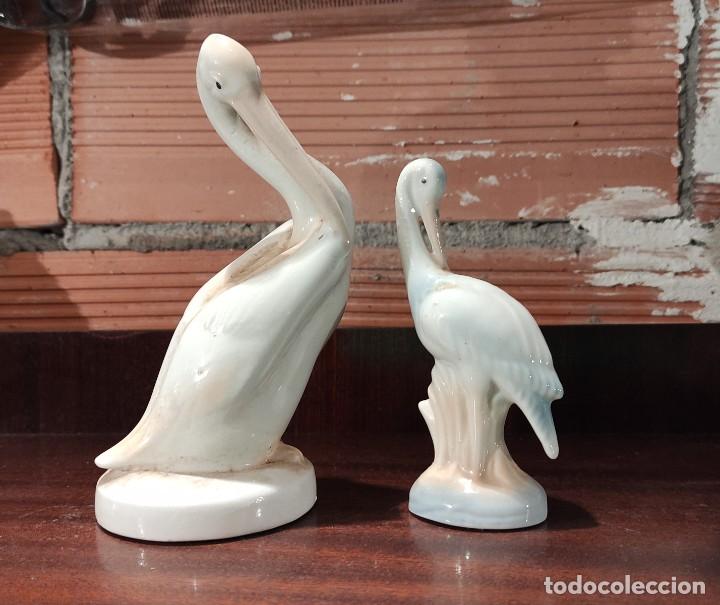 Vintage: VINTAGE - PORCELANA - 2 FIGURA DE PORCELANA - AVES.