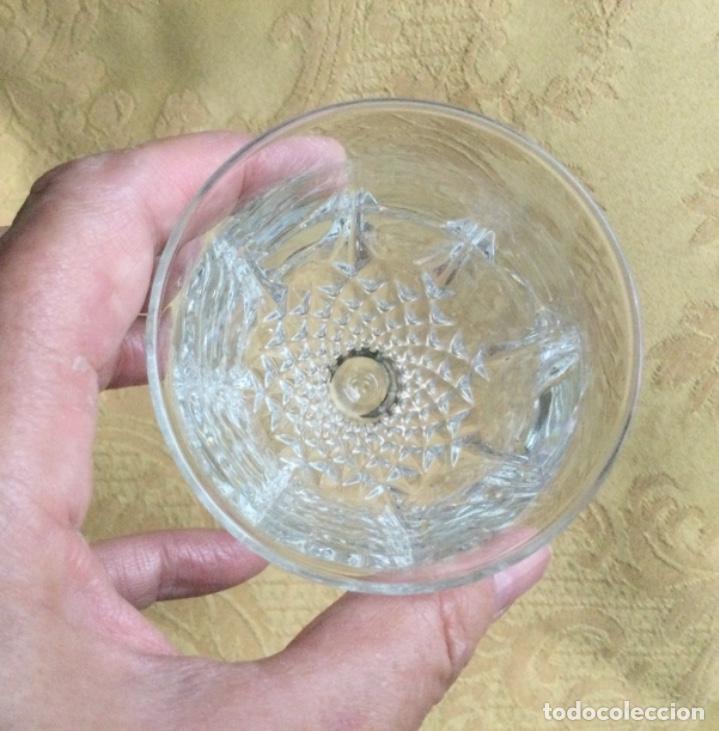 Vintage: 2 COPAS DE VINO, DE CRISTAL, - Foto 5