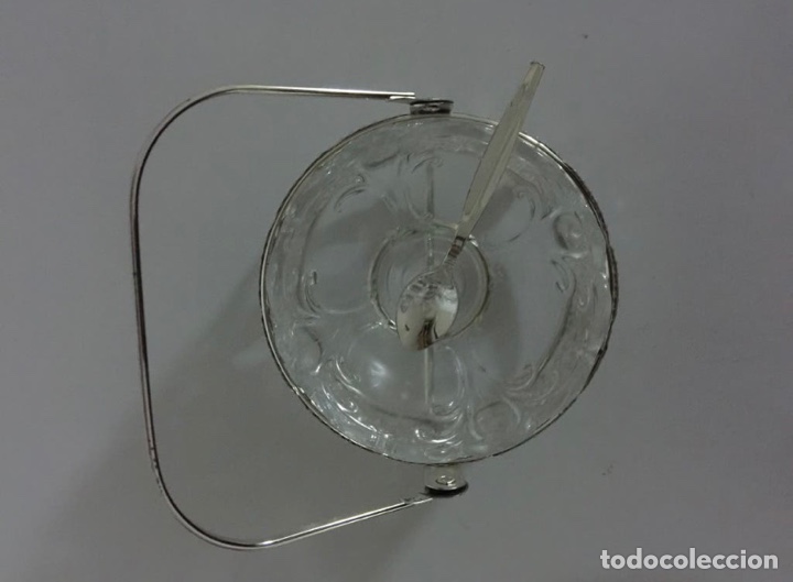 Vintage: Azucarero de cristal - Foto 1