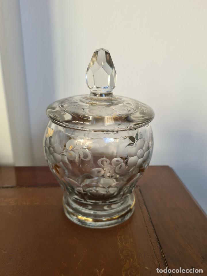 Vintage: Bombonera de cristal - Foto 1
