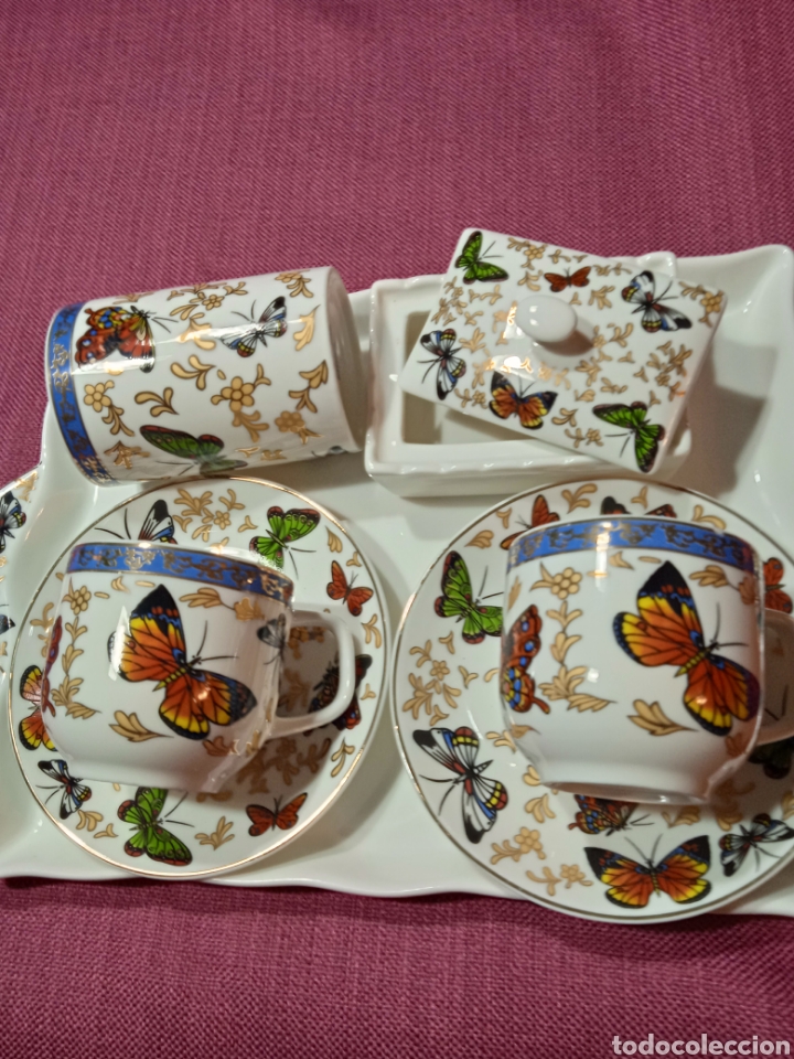 Vintage: Juego cafe para dos comensales
