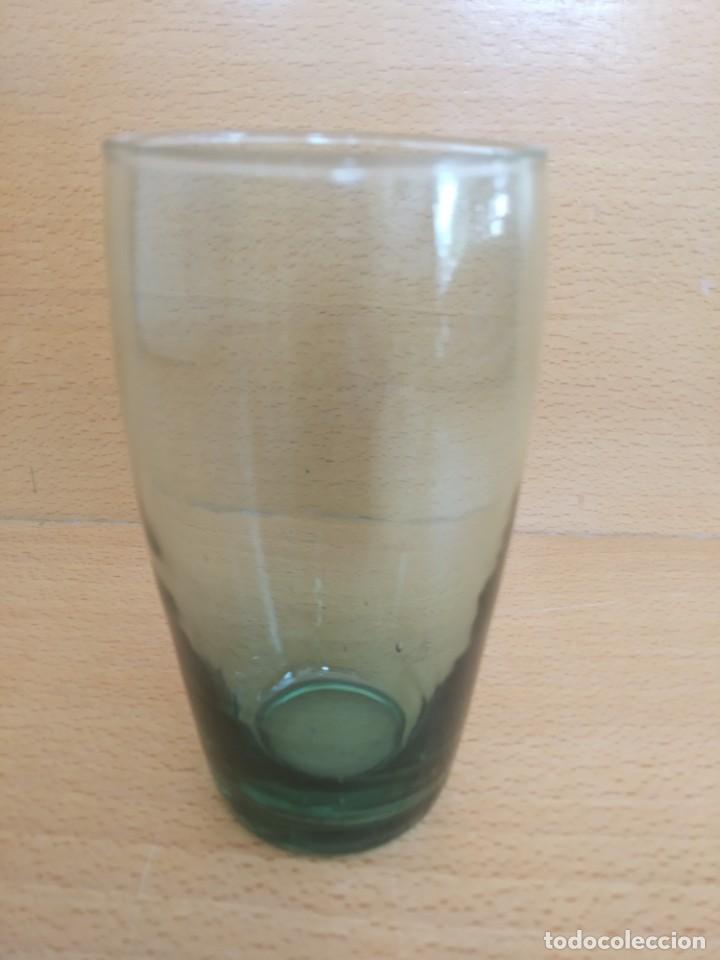 Vintage: VASO CRISTAL VERDE - Foto 1