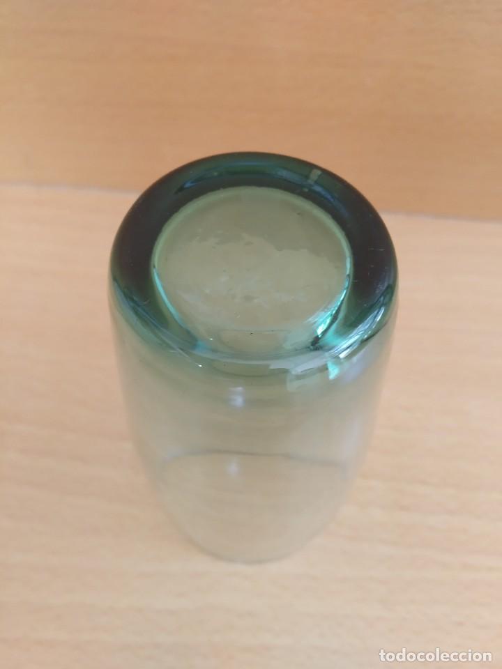 Vintage: VASO CRISTAL VERDE - Foto 3