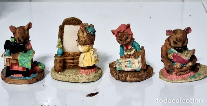Vintage: 4 FIGURITAS DEL RATONCITO PEREZ