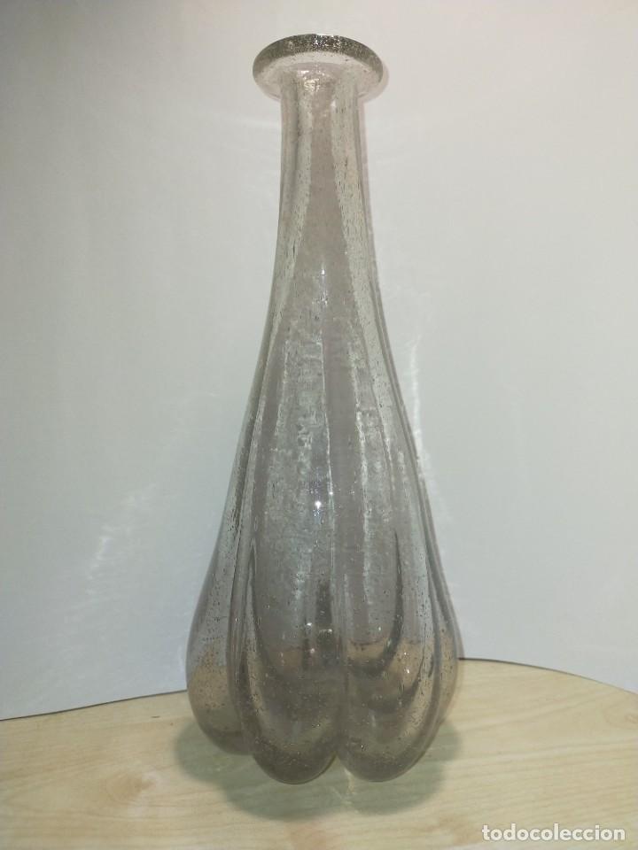 Vintage: Botella de cristal ,soplado. - Foto 1