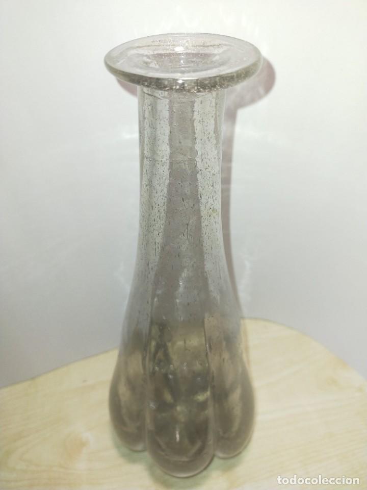 Vintage: Botella de cristal ,soplado. - Foto 3