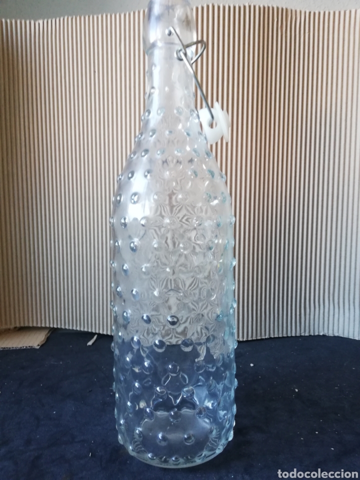 Vintage: BOTELLA CRISTAL VINTAGE 32cms. - Foto 1
