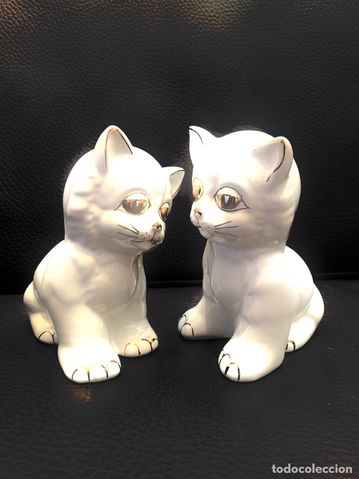 Vintage: PAREJA DE GATOS VINTAGE