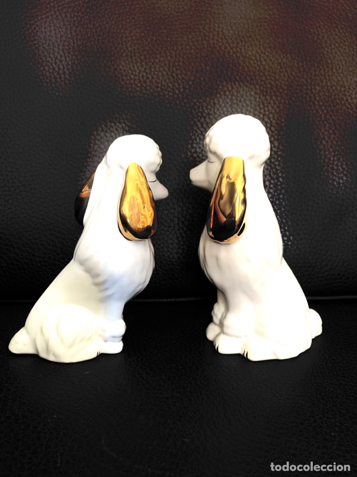 Vintage: FIGURAS DE PERROS CANICHE - Foto 3