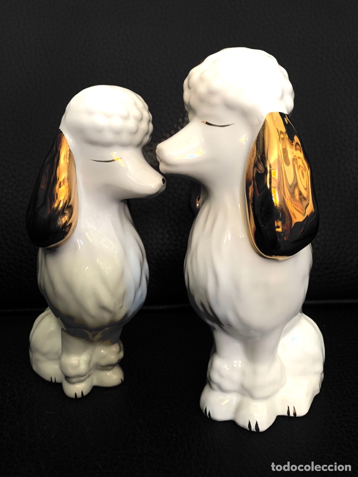 Vintage: FIGURAS DE PERROS CANICHE - Foto 6