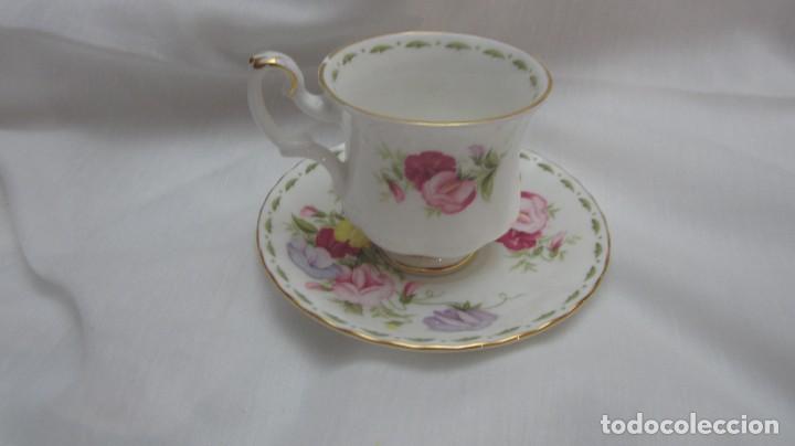 Vintage: JUEGO TAZAS ROYAL ALBERT ABRIL