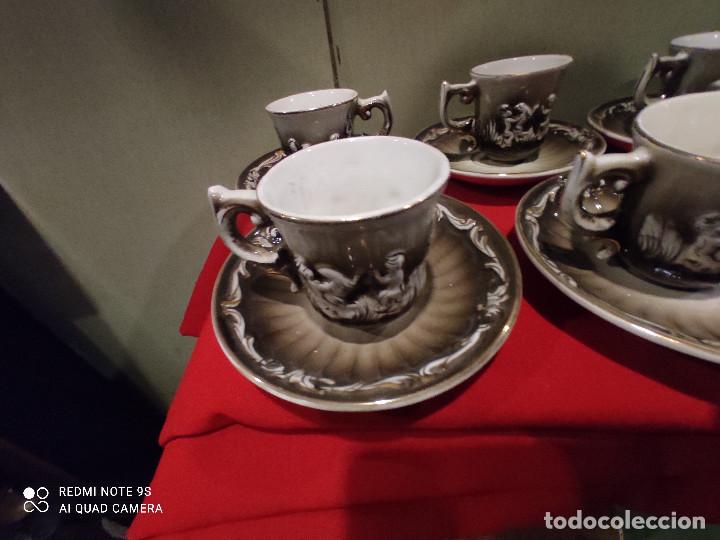 Vintage: 6 tazas y platos ceramicas - Foto 2 - 303108108