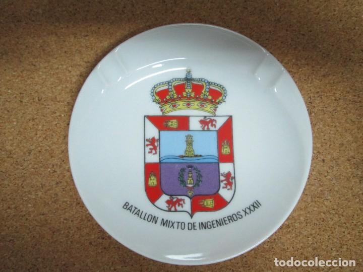 Vintage: PLATO CERAMICA BATALLON MIXTO DE INGENIEROS XXXII