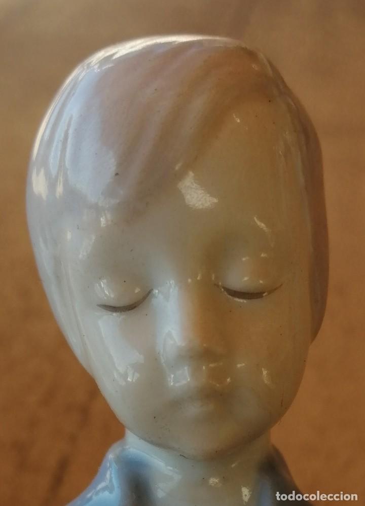 Vintage: Figura ni&ntilde;a porcelana